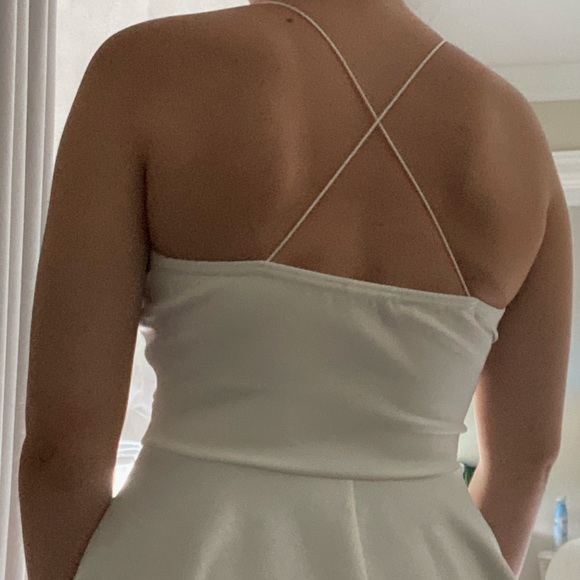 COPY - BOOHOO White short straps dress - Picture 2 of 3